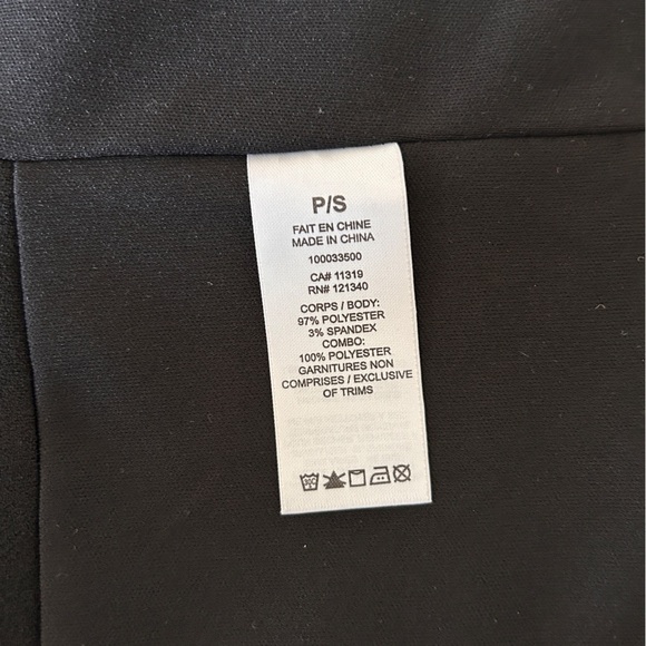 Dynamite women’s size small Bustier Crop Top Jet Black Layering Girls Night Out - Picture 4 of 6